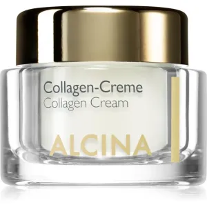 ALCINA Collagen 50 ml denný pleťový krém pre ženy na veľmi suchú pleť; proti vráskam; na dehydratovanu pleť