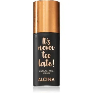 ALCINA It´s Never Too Late! Anti-Wrinkle 30 ml pleťové sérum pre ženy na veľmi suchú pleť; proti vráskam; spevnenie a lifting pleti