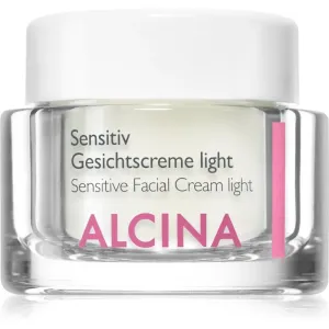 ALCINA Sensitive Facial Cream Light 50 ml denný pleťový krém pre ženy na veľmi suchú pleť; na citlivú a podráždenú pleť