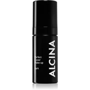 ALCINA Perfect Cover 30 ml make-up pre ženy Dark na veľmi suchú pleť; na pigmentové škvrny; proti začervenanej pleti; na problematickú pleť s akné