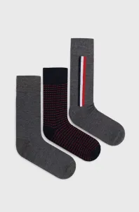 Ponožky Aldo Reath (3-pack) pánske, šedá farba