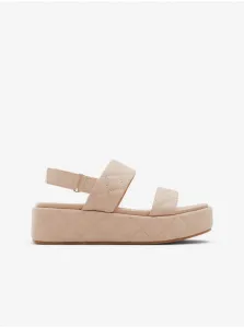 Sandále Aldo Cossette dámske, béžová farba, na platforme #656112