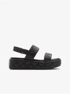 Čierne dámske sandále na platforme ALDO Cossette #656090