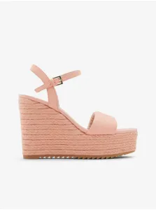 Marhuľové dámske kožené sandále na platforme ALDO Jeigh #656146