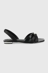 Sandále Aldo Marassi dámske, čierna farba, #5878270