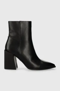Členkové topánky Aldo Gina dámske, čierna farba, na podpätku, 13640256.Gina