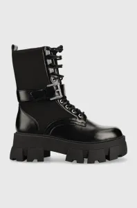 Členkové topánky Aldo Grandleap dámske, čierna farba, na platforme, #8444200
