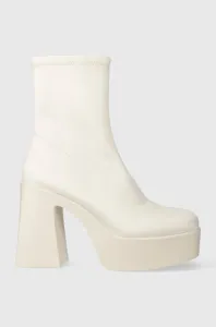 Členkové topánky Aldo Grandstep dámske, biela farba, na podpätku, 13618315Grandstep