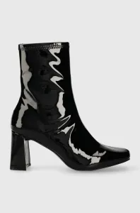 Členkové topánky Aldo Marcella dámske, čierna farba, na podpätku, 13621026Marcella