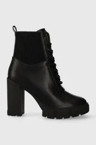 Členkové topánky Aldo Talabriryn dámske, čierna farba, na podpätku, 13631091.Talabriryn