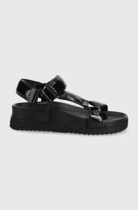 Sandále Aldo Talana dámske, čierna farba, na platforme #210140