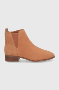 Semišové topánky Chelsea Aldo Torwenflex dámske, hnedá farba, na plochom podpätku #8800237