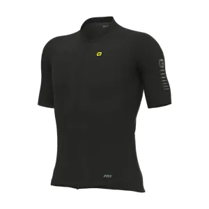 ALÉ Cyklistický dres s krátkym rukávom - R-EV1 C SILVER COOLING - čierna