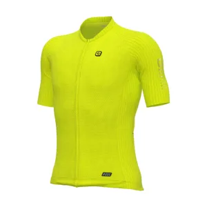 ALÉ Cyklistický dres s krátkym rukávom - R-EV1 C SILVER COOLING - žltá