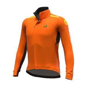 ALÉ Cyklistická vodeodolná pláštenka - KLIMATIK K-TORNADO - oranžová/čierna