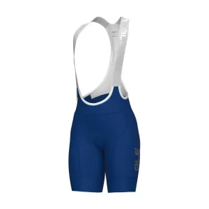ALÉ Cyklistické nohavice krátke s trakmi - MAGIC COLOUR PR-E - modrá #6057122