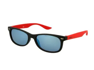 Detské slnečné okuliare Alensa Sport Black Red Mirror