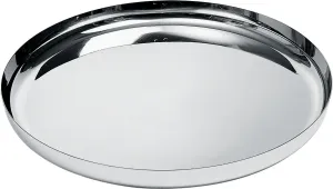 Leštený okrúhly podnos, priem. 35 cm - Alessi
