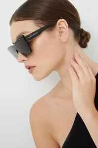 Slnečné okuliare Alexander McQueen dámske, hnedá farba #246768
