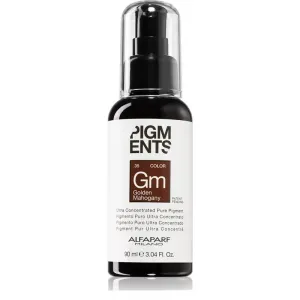 Alfaparf Milano Pigments Color koncentrované kvapky s farebnými pigmentmi Golden Mahagony 90 ml