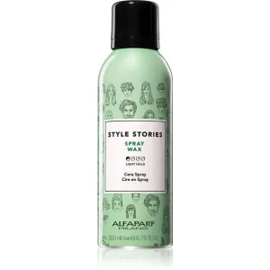 Alfaparf Milano Style Stories Spray Wax tvarujúci vosk pre všetky typy vlasov 200 ml