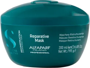 ALFAPARF MILANO Semi Di Lino Reparative 200 ml maska na vlasy pre ženy na poškodené vlasy; na lámavé vlasy