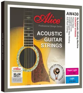 Alice AW430P-L Acoustic Guitar Strings, Light