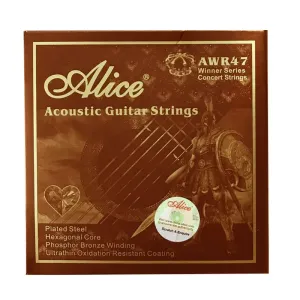 Alice AWR47-L Acoustic Guitar Strings, Light