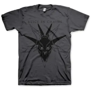 Alice in Chains Tričko Black Skull Charcoal XL