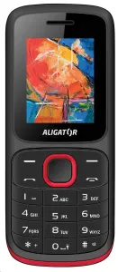 Tlačidlový telefón ALIGATOR D210 Dual sim, čierna