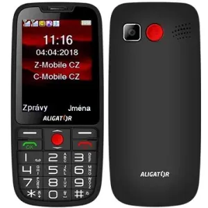 ALIGATOR A890 GPS Senior čierny
