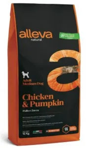 Alleva NATURAL dog adult medium chicken & pumpkin 12kg