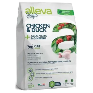 Alleva HOLISTIC cat adult chicken & duck granule pre mačky 1,5kg