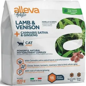 Alleva HOLISTIC cat adult lamb & venison granule pre mačky 0,4kg