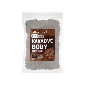 Allnature Kakaové bôby drvené BIO / RAW 100 g