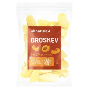 Allnature Broskyne sušené mrazom mrazom sušené ovocie 15 g