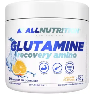 Allnutrition Glutamine Recovery Amino regenerácia a rast svalov príchuť Orange 250 g