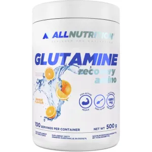 Allnutrition Glutamine Recovery Amino regenerácia a rast svalov príchuť Orange 500 g