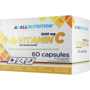Allnutrition Vitamin C 1000 mg with Bioflavonoids kapsuly na podporu imunitného systému, pre krásnu pleť a nechty 60 cps