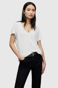 Bavlnené tričko AllSaints biela farba, #6140766