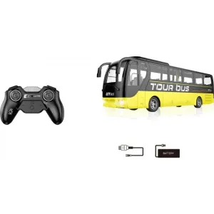 Alltoys Autobus na diaľkové ovládanie žltý