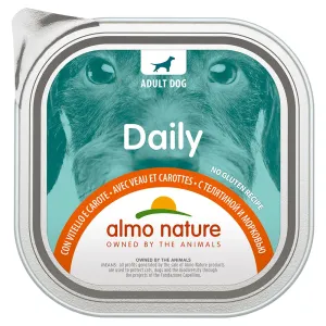 Almo Nature Daily 9 × 300 g - teľacie a mrkva
