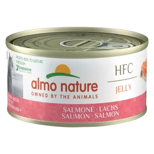 Almo Nature HFC Natural 6 x 70 g - losos v želé