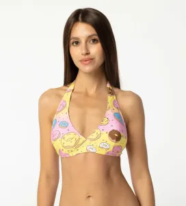 Aloha From Deer Woman's Bite Sized Halter Neck Bikini Top BTH AFD748