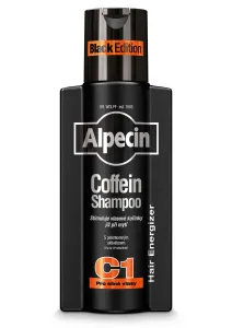 Alpecin Coffein Shampoo C1 Black Edition kofeínový šampón pre mužov stimulujúci rast vlasov 250 ml