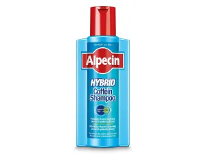 Alpecin Hybrid Coffein Shampoo 375 ml šampón pre mužov na šedivé vlasy; proti vypadávaniu vlasov; na citlivú pokožku hlavy