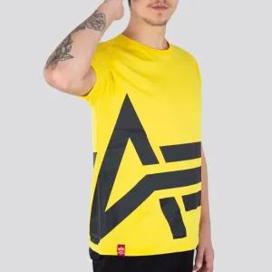 Alpha Industries Side Logo T Yellow - Size:2XL