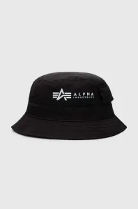 Klobúk Alpha Industries 116911.03-Black, čierna farba