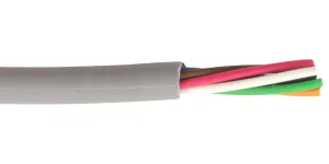 Alpha Wire 1896/6L Sl001 Unshld Flex Cable, 6Cond, 0.56Mm2, 305M