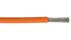 Alpha Wire 67050 Or Hook-Up Wire, 0.5Mm2, Orange, Per M